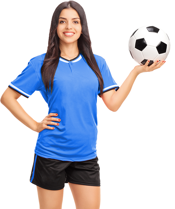 Woman-holding-soccerball